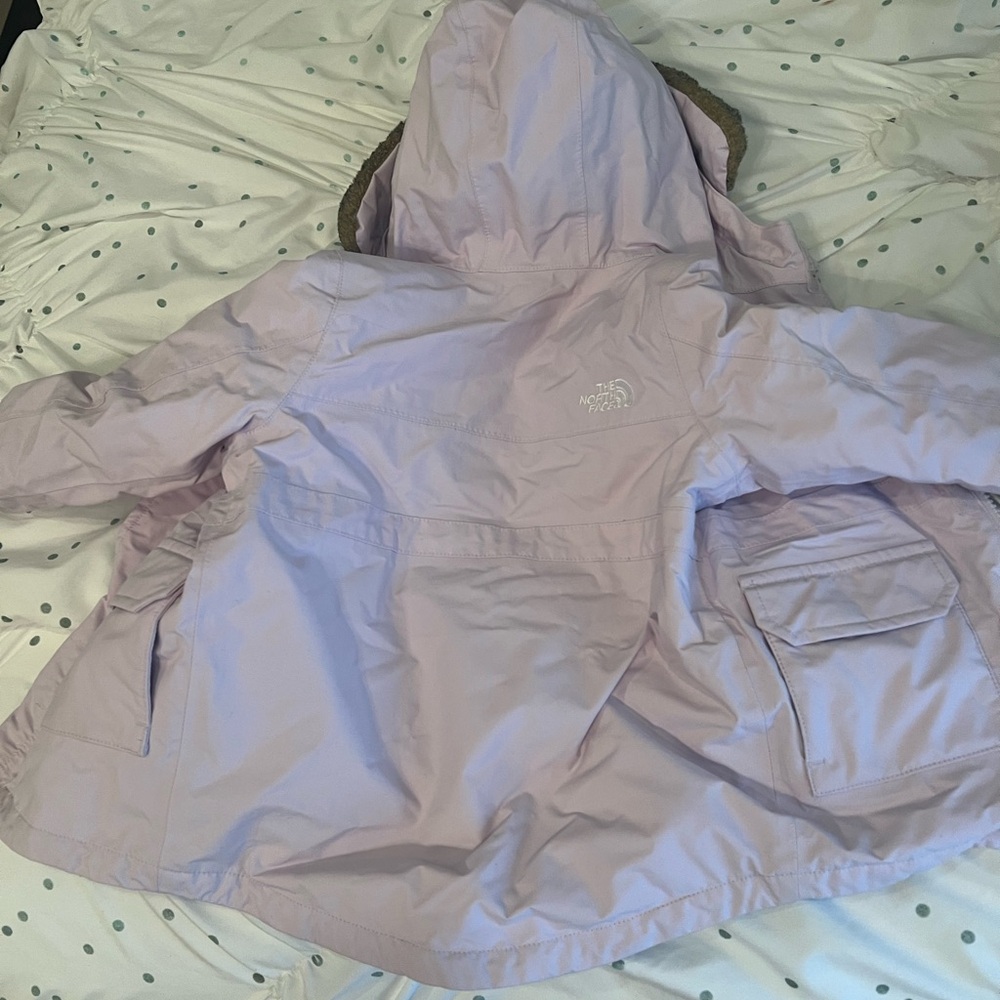 The North Face Kids Lavender Hooded Raincoat